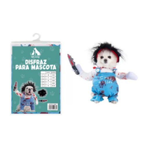 DISFRAZ ASESINO CON CUCHILLO por mayor - Mascotas por mayor