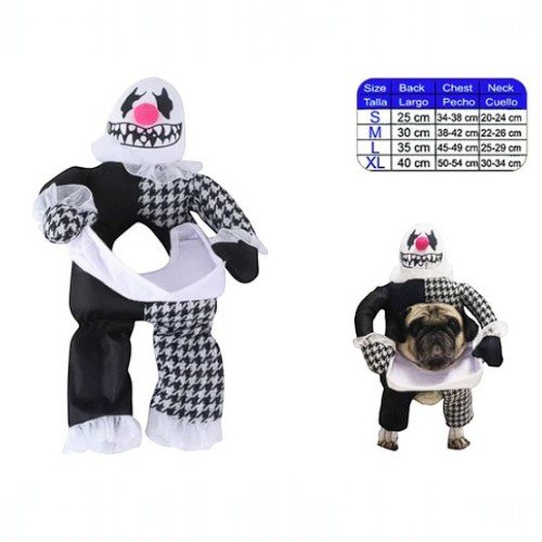 DISFRAZ DE PAYASO TALLA S-M-L-XL por mayor en Chile