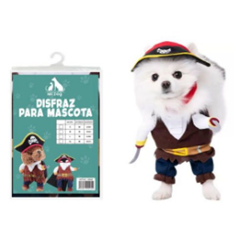 DISFRAZ DE PIRATA por mayor - Mascotas por mayor