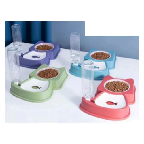 DISPENSADOR DE COMIDA+BEBEDERO por mayor - Mascotas por mayor