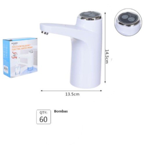 Dispensador Tipo Grifo Eléctrico de Agua con Carga USB 14.5cm x 13.5cm por mayor en Chile