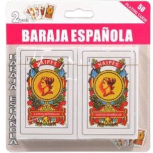 Doble Baraja Española de Naipes Clásicos en Blíster por mayor - Jugueteria por mayor