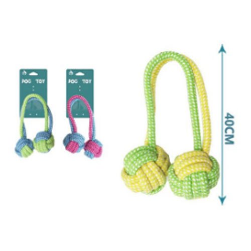 DOBLE BOLA DE CUERDA por mayor Mascotas por mayor
