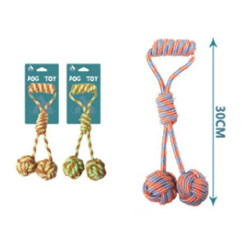 DOBLE BOLA DE CUERDA por mayor Mascotas por mayor