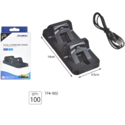 Dual Charging Dock PS4 TP4-002 - Estación de Carga Doble para Mandos de Consola por mayor - Electrónica por mayor