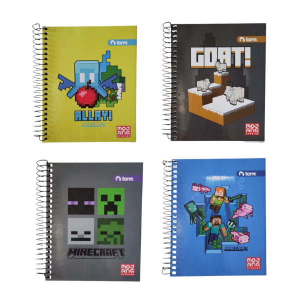 Cuaderno pocket minecraft torre mayorista — imagen 2