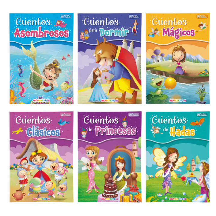 LIBROS COLECCION MUNDO DE FANTASIA 1 PZA por mayor en Chile