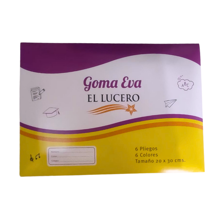 CARPETA GOMA EVA LUCERO por mayor en Chile