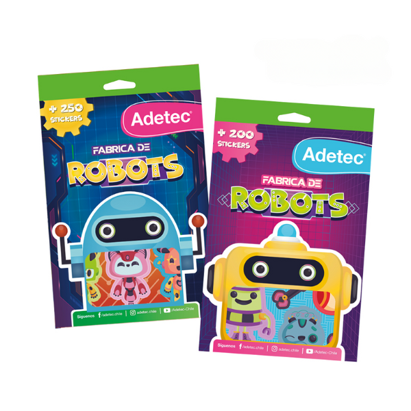 BLOCK STICKERS ROBOTS por mayor en Chile