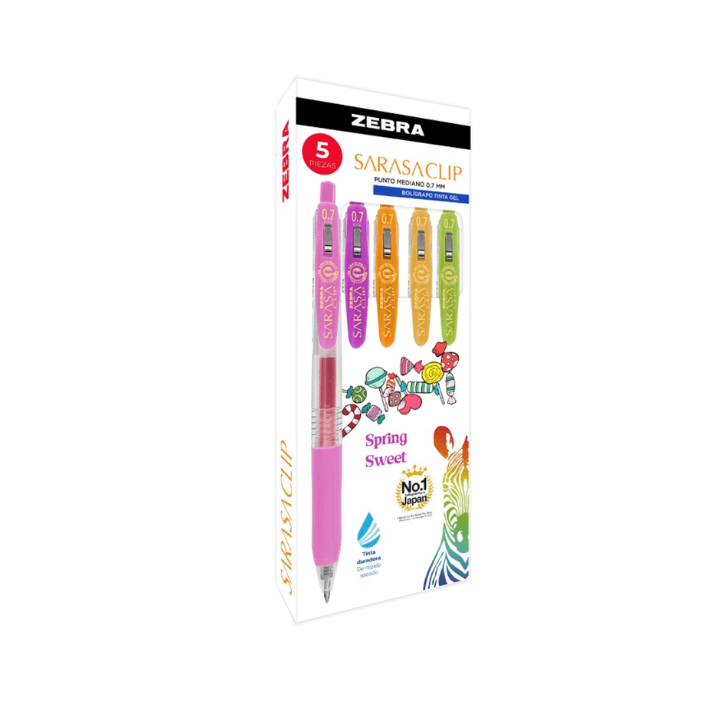 LAPIZ GEL 5U ZEBRA SWEET 0.7 por mayor en Chile