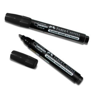 MARCADOR PERMANENTE FABER NEGRO por mayor en Chile