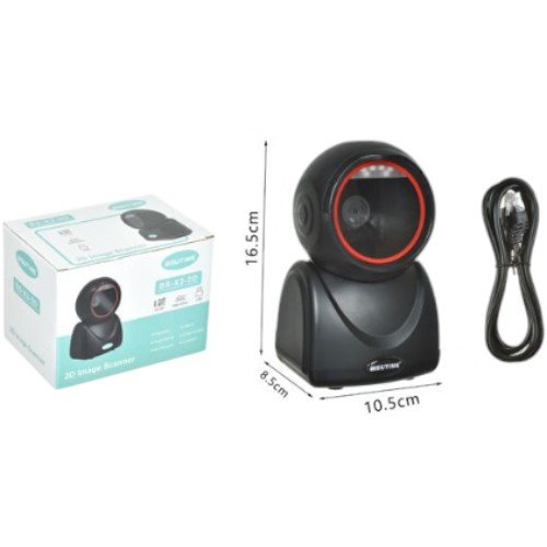 Escáner de Imagen 2D X3 Profesional - Lector de Código de Barras de Escritorio Omnidireccional por mayor - Electrónica por mayor