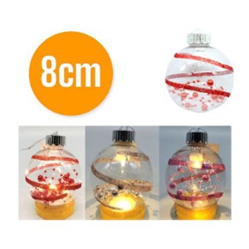 ESFERA NAVIDEÑA TRANSPARENTE por mayor Navidad por mayor
