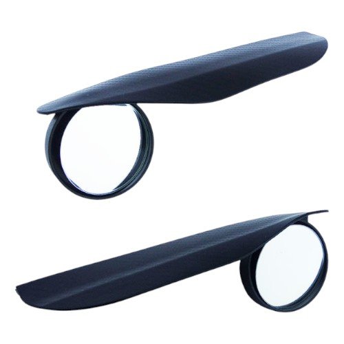 Espejo Para Auto Auxiliar Con Viscera Modelo Y-908 Diseño Fibra Carbon Flexible por mayor Electrónica por mayor