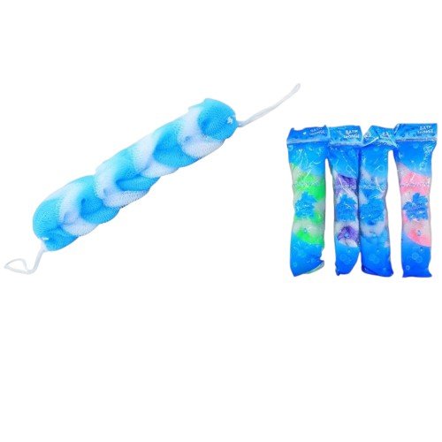 Esponja de Baño Alargada Trenzada con Asas para Exfoliación Corporal por mayor Hogar por mayor