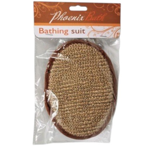 Esponja de Baño Exfoliante Redonda Plana de Fibra Natural por mayor - Hogar por mayor