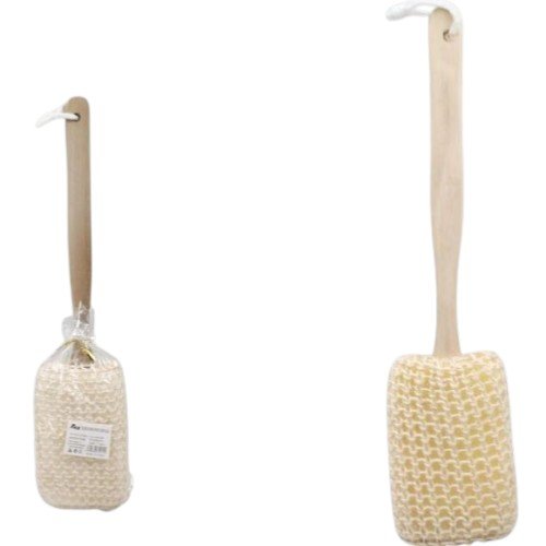 Esponja de Sisal Natural con Mango de Madera para Ducha por mayor Hogar por mayor