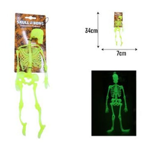 ESQUELETO FLUORECENTE por mayor Halloween por mayor