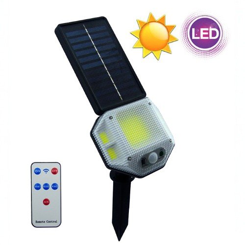 Estaca LED Solar COB De PVC Modelo XF-706 Con Sensor Y Control Remoto por mayor Electrónica por mayor