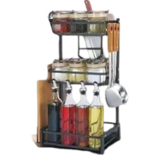 Estante Organizador de Cocina de 3 Niveles para Especias y Condimentos por mayor Hogar por mayor