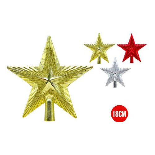 ESTRELLA COPA DE ARBOL PINTADA por mayor - Navidad por mayor