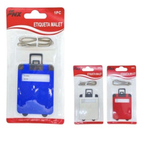ETIQUETA IDENTIFICADORA PARA EQUIPAJE MALETA por mayor Útiles Escolares por mayor