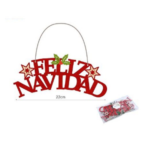 FELIZ NAVIDAD DE MADERA por mayor - Navidad por mayor
