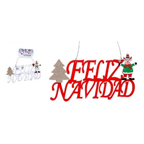 FELIZ NAVIDAD DE MADERA por mayor - Navidad por mayor