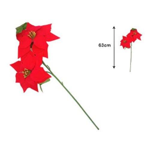 FLOR NAVIDEÑA DOBLE por mayor - Navidad por mayor
