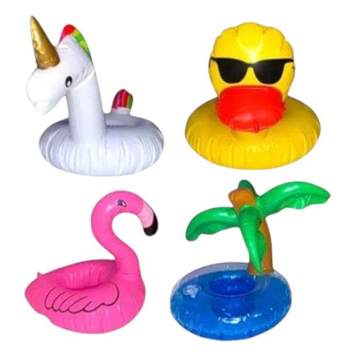 FLOTADOR PORTA VASOS DE ANIMALES por mayor Verano por mayor