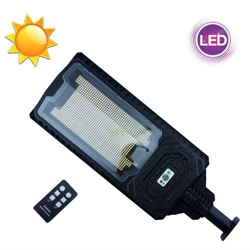 Foco Con Brazo Solar De 800 Watt, 1103 LED Modelo W-7115-2 Con Control Remoto por mayor Electrónica por mayor