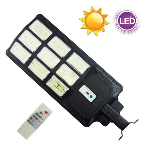 Foco Con Brazo Solar De 800 Watt Y 666 LED Con Control Remoto. por mayor Electrónica por mayor