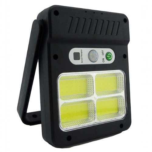 Foco Mini Solar Para Pared De 4 Placas LED COB Modelo YK-606. por mayor Electrónica por mayor