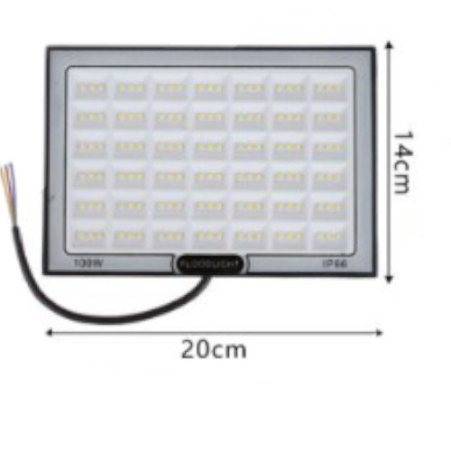 Foco Proyector LED Ultradelgado 100W por mayor Electrónica por mayor