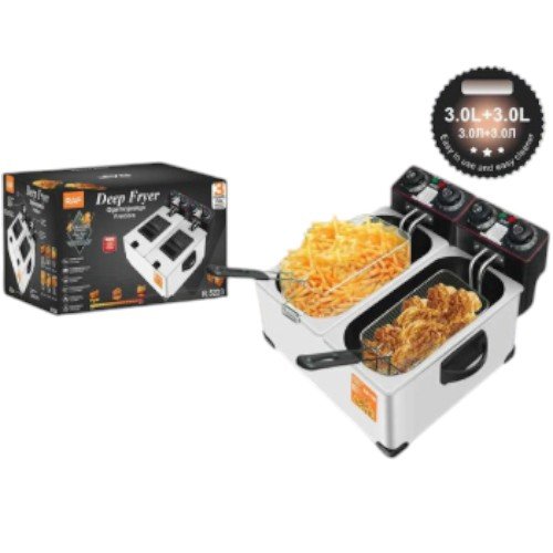  Freidora doble de alto rendimiento por mayor Electrónica por mayor