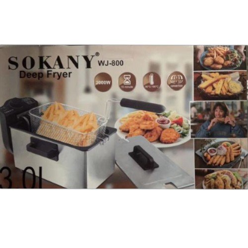 Freidora eléctrica de acero de 3L por mayor Electrónica por mayor