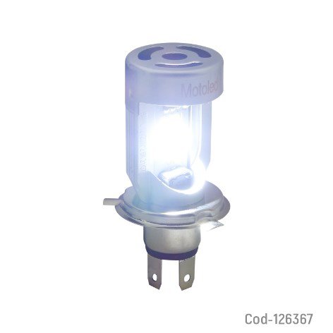 Ampolleta COB LED H-4 Para Moto 2.000Lm, 20W Con Ventilador-por-mayor Electrónica por mayor