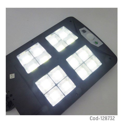 Aplique Solar 16 LED COB, PVC, Con Brazo, Sensor Y Control Remoto. En Caja.-por-mayor Electronica por mayor