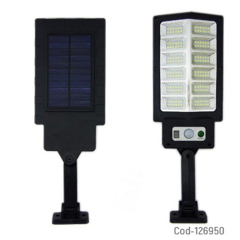 Aplique Solar De 144 LED, Con Sensor Y Control, Para Pared-por-mayor Electronica por mayor