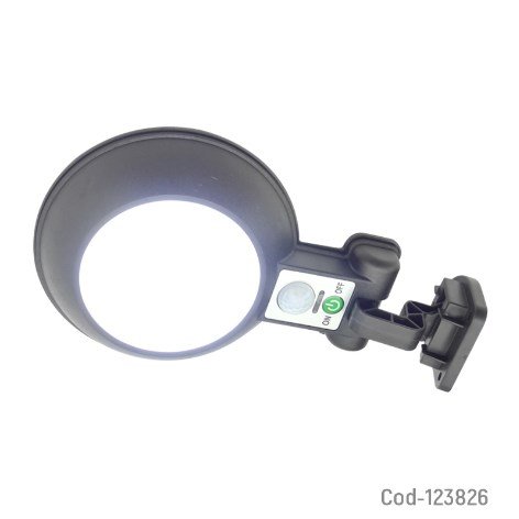 Aplique Solar Luz LED Con Sensor De Movimiento, Modelo JX-166-por-mayor Electrónica por mayor