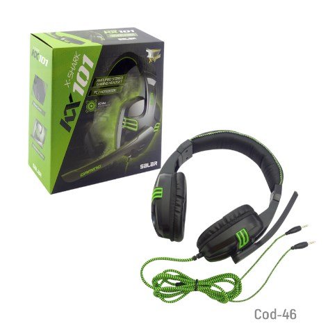 Audifono Multimedia PC, Para Gamer, XSHARK KX-101, Con 2 Plug 3.5Mm-por-mayor Electrónica por mayor