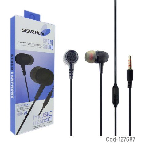 Audifonos Manos Libres In Ear, Modelo ERQ-29-por-mayor Electrónica por mayor