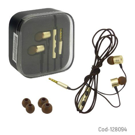 Audifonos Manos Libres In Ear Con Control De Volumen-por-mayor Electrónica por mayor