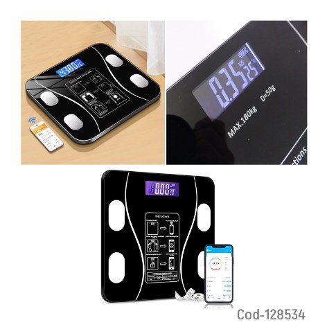 Balanza De Baño Digital, Bluetooth, Con Aplicación Para Smartphone.-por-mayor Hogar por mayor