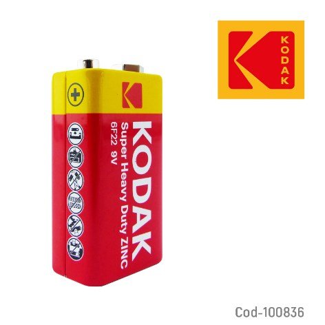 Bateria 9 Volt Kodak X 10 Piezas, Zinc Carbon, En Caja.-por-mayor Electronica por mayor