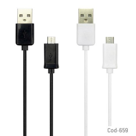 Cable USB A Micro 5 Pin, 1 Metro, X 1 Pieza-por-mayor Electronica por mayor