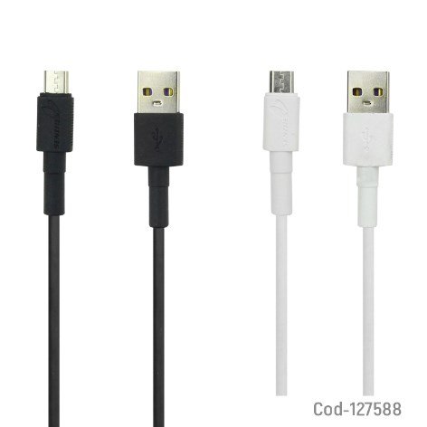 Cable USB Micro 5 PIN 3.0A, 100Cm De Carga Y Data, CB-40-por-mayor Electrónica por mayor