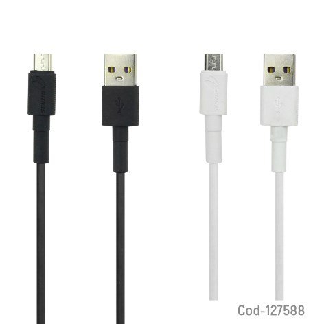 Cable USB Micro 5 PIN 3.0A, 100Cm De Carga Y Data, CB-40-por-mayor Electronica por mayor