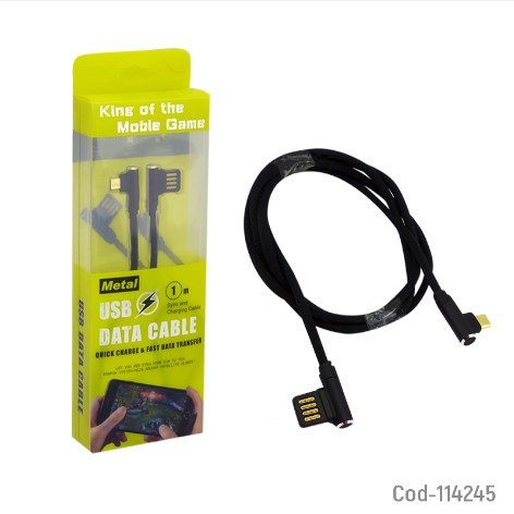Cable USB Micro 5 PIN Curvo, 100Cm-por-mayor Electrónica por mayor
