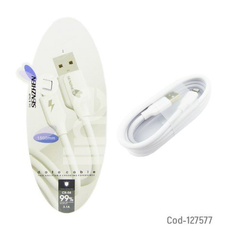 Cable USB Para Iphone 3.1A, 150Cm De Carga Y Data, CB-09-por-mayor Electrónica por mayor